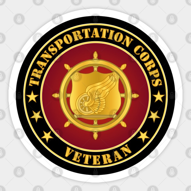 Transportation Corps Veteran Sticker by twix123844